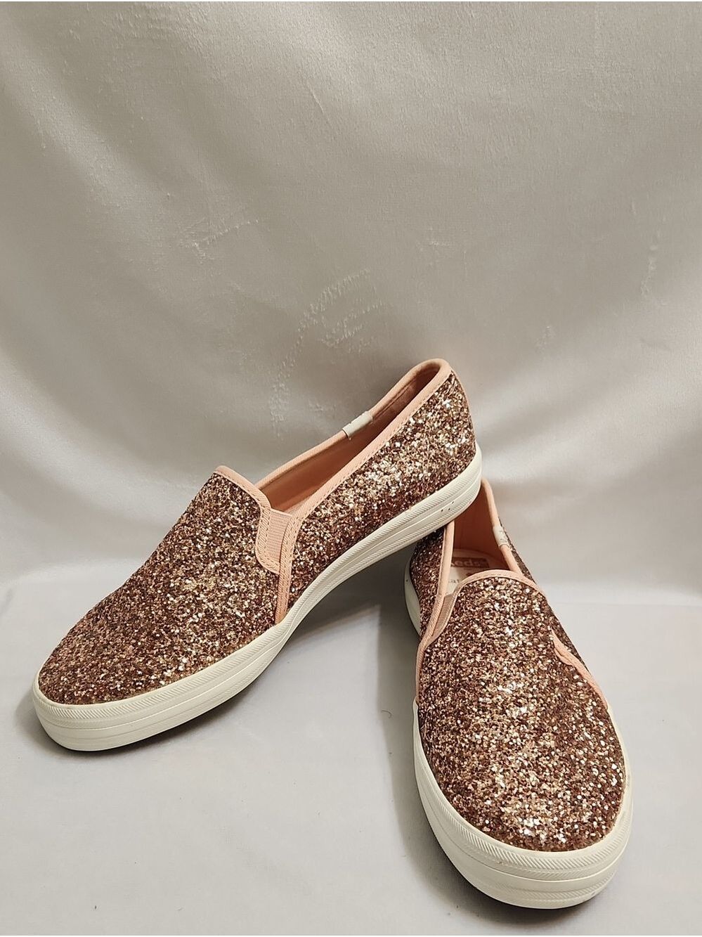 Kate Spade New York X Keds Rose Gold Slip-on Shoes (Size 9)
